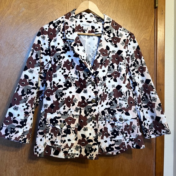 Joan Rivers Floral Blazer - Picture 1 of 3